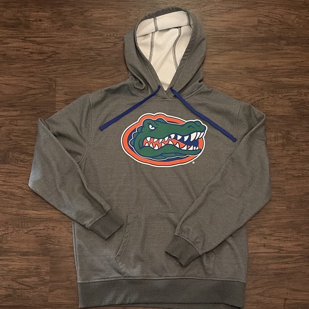Fanatics Florida Gators Pullover Hoodie Sweatshirt Gray Size XL